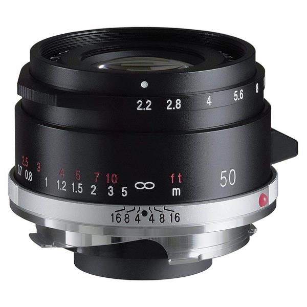 Voigtlander 50mm f/2.2 Color-Skopar VM Lens Black Open Box
