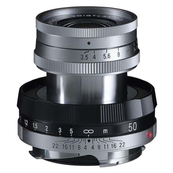Voigtlander 50mm f/3.5 Apo-Lanthar VM Type I Black Paint and Chrome Open Box