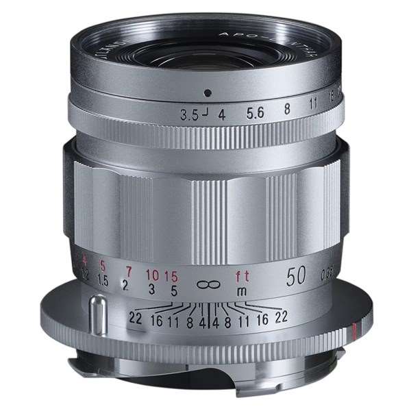 Voigtlander 50mm f/3.5 Apo-Lanthar VM Type II Silver Lens