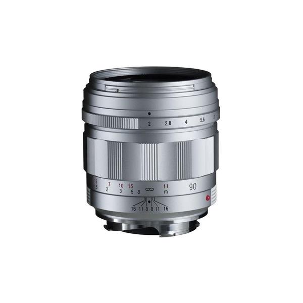 Voigtlander 90mm f/2 VM APO-Ultron Lens Silver