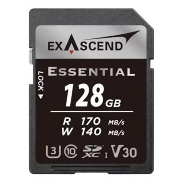 Exascend Essential 128GB SDXC UHS-I V30 W140MB/s Memory Card