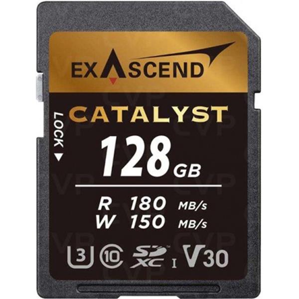 Exascend Catalyst 128GB SDXC UHS-I V30 W150MB/s Memory Card