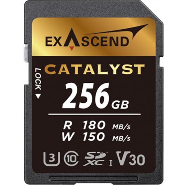 Exascend Catalyst 256GB SDXC UHS-I V30 W150MB/s Memory Card