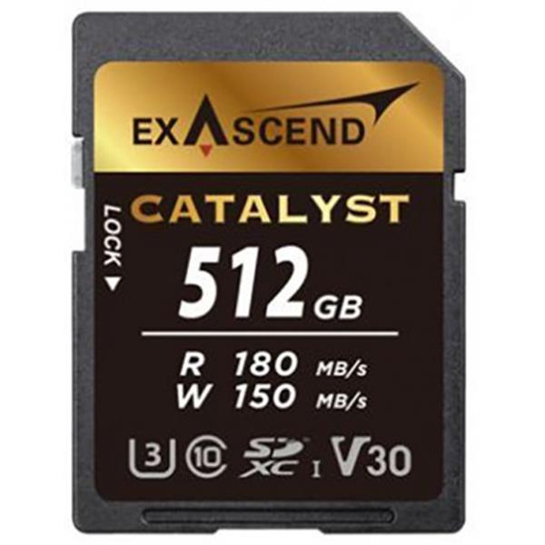 Exascend Catalyst 512GB SDXC UHS-I V30 W150MB/s Memory Card