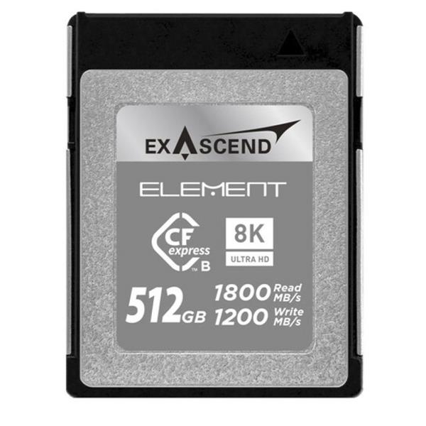 Exascend Element 512GB CFexpress Type-B W1200MB/s Memory Card