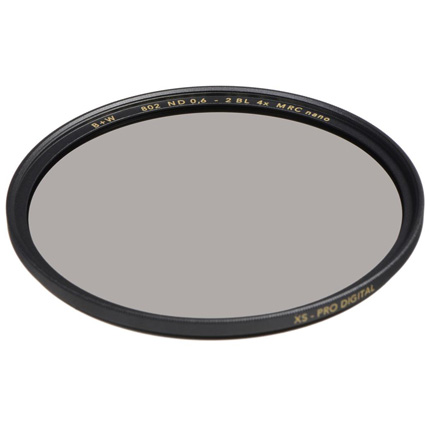 B+W 49mm XS-Pro 802 Neutral Density 0.6 Filter MRC-Nano (2-Stop)