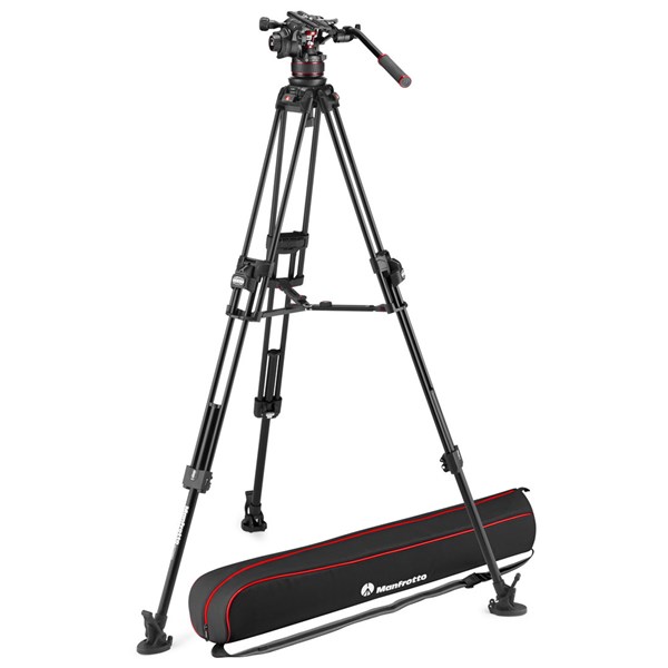 Manfrotto Nitrotech 612 series with 645 Fast Twin Aluminium Tripod
