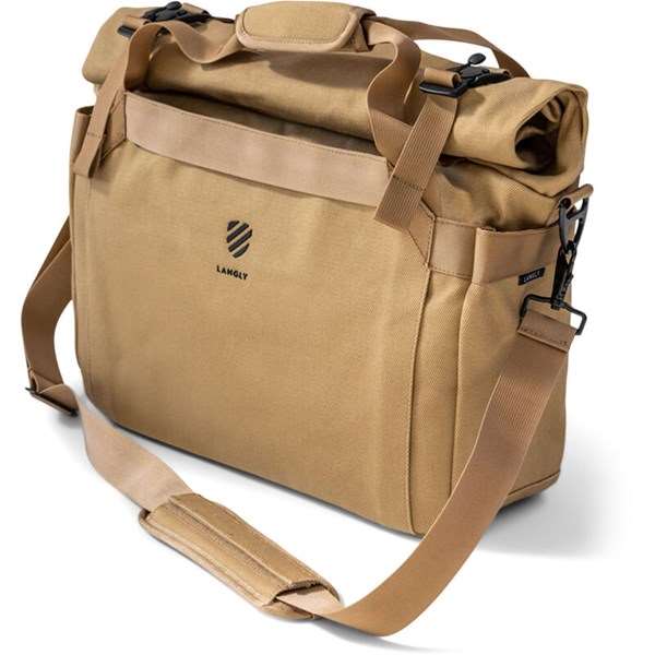 Langly Weekender Flight Bag With Camera Cube Sand
