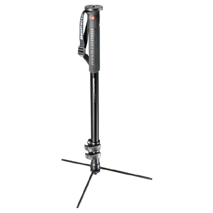 Manfrotto XPRO 3 Section Aluminium Monopod with Retractable Base