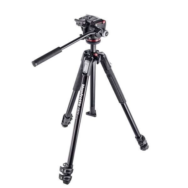 Manfrotto MK190X3 Three Section Tripod with MHXPRO-2W Fluid Head