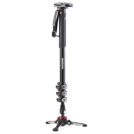 Manfrotto XPRO 4 Section Aluminium Video Monopod with 577 QR Plate Adapter