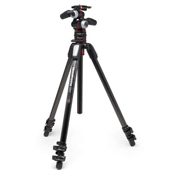 Manfrotto 055 CF 3 Section Tripod Kit with Move QR Catcher and XPRO