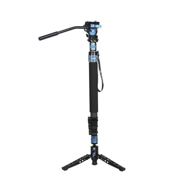 Sirui P-424FS Carbon Fibre Monopod with Stand and VA-5X Video Head