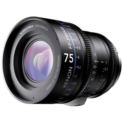 Schneider Xenon FF 75mm T2.1 Lens with Nikon F Mount (Feet)