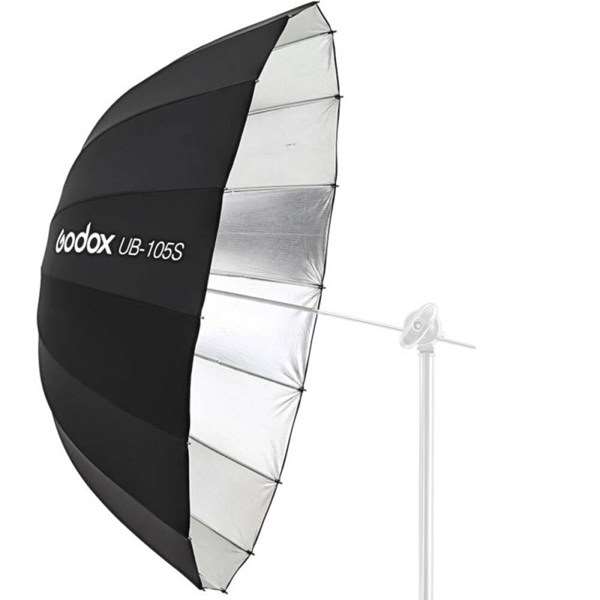 Godox UB-105S Silver Parabolic Umbrella 105cm