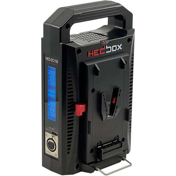 Hedbox Intelligent Digital Dual LCD Battery Charger for V-Mount Batteries
