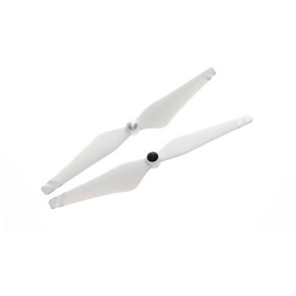 DJI 9450 Pair Of Self-tightening Propellers - White With Silver Stripes - Pair
