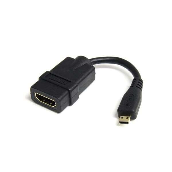 StarTech.com HDADFM5IN HDMI cable 0.127 m HDMI Type A (Standard) HDMI Type D (Micro) Black