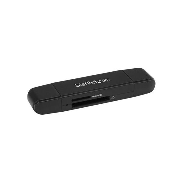 StarTech SDMSDRWU3AC card reader USB 3.2 Gen 1 (3.1 Gen 1) Type-A/Type-C Black