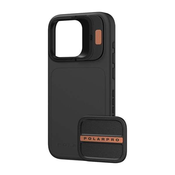 PolarPro iPhone 15 Pro LiteChaser 15 Case + Defender Black