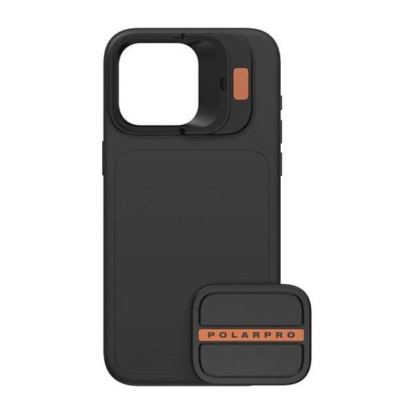 PolarPro iPhone 15 Pro Max LiteChaser 15 Case + Defender Black