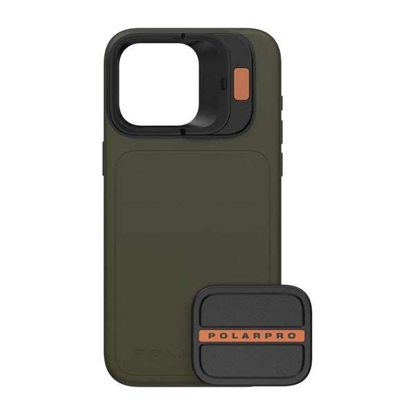 PolarPro iPhone 15 Pro Max LiteChaser 15 Case + Defender Forest
