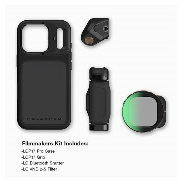 PolarPro LiteChaser 17 Pro Max Case Filmmaker Kit iPhone 17 Pro Max Open Box