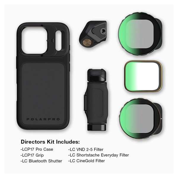 PolarPro LiteChaser 17 Pro Case Directors Kit for iPhone 17 Pro