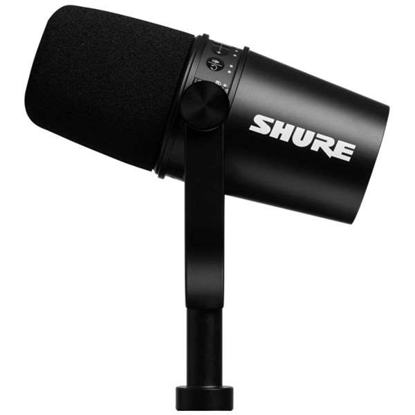 Shure MV7 Podcast Microphone Black With USB and XLR