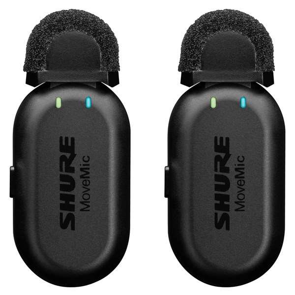 Shure MoveMic Two Two-Channel Wireless Lavalier Microphones