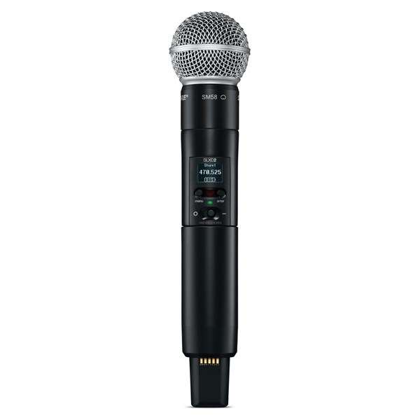 Shure SLXD2/SM58 Handheld Microphone with SM58 Capsule