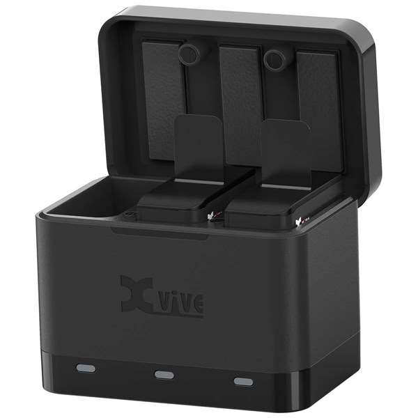 Xvive U5C Battery Charger And 3 Batteries for U5 System