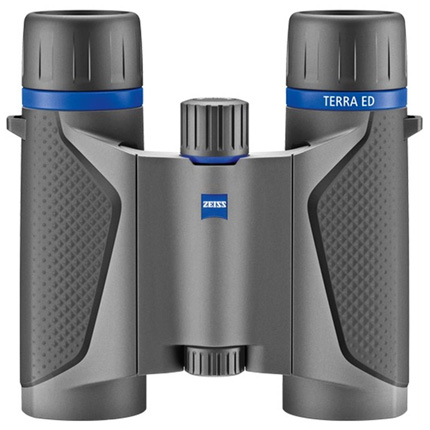 ZEISS Terra ED Pocket 10x25 Binocular - Grey/Black