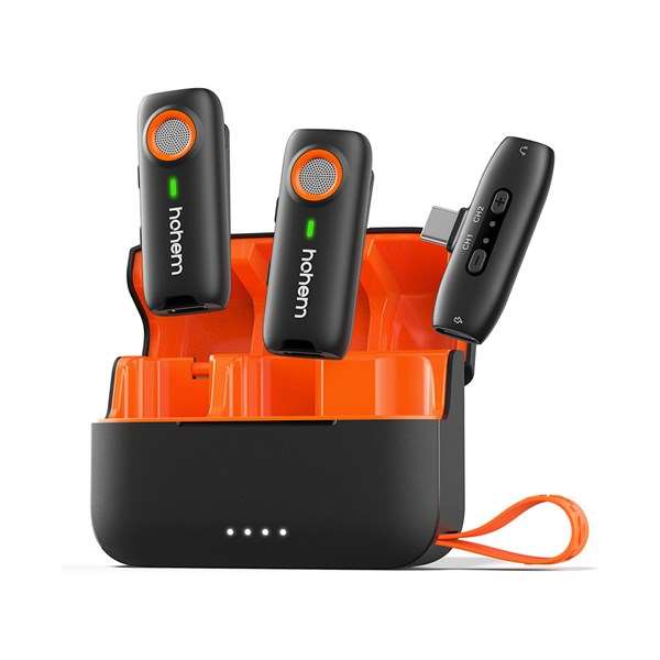 Hohem Plug and Play Mic 2TX+1RX+Case USB-C Set