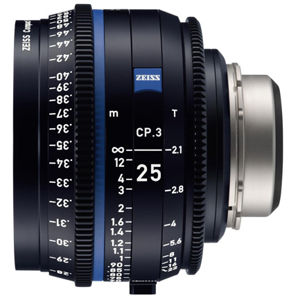 ZEISS CP.3 25mm T2.1 E Mount Cine Lens - Metric
