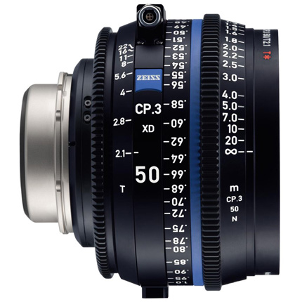 ZEISS CP.3 XD 50mm T2.1 PL Mount Cine Lens - Metric