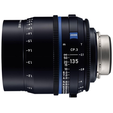 ZEISS CP.3 XD 135mm T2.1 PL Mount Cine Lens - Metric