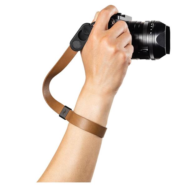 Peak Design Cuff Leather Camera Wrist Strap Tan