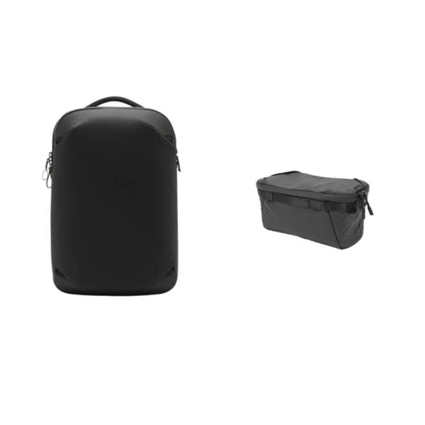 Peak Design Travel Backpack 20L Black Content Bundle (with Small Cube)