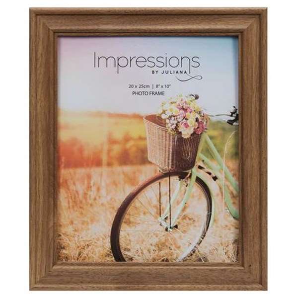 Impressions Natural Finish 8x10 Wooden Photo Frame