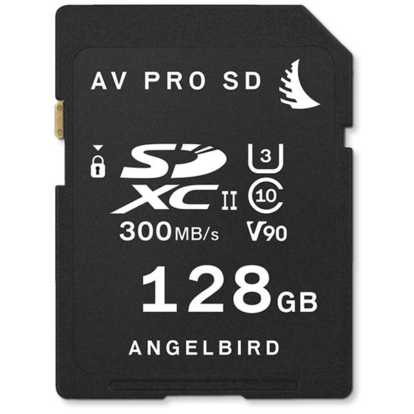 Angelbird 128GB AV Pro UHS-II V90 SDXC Memory Card