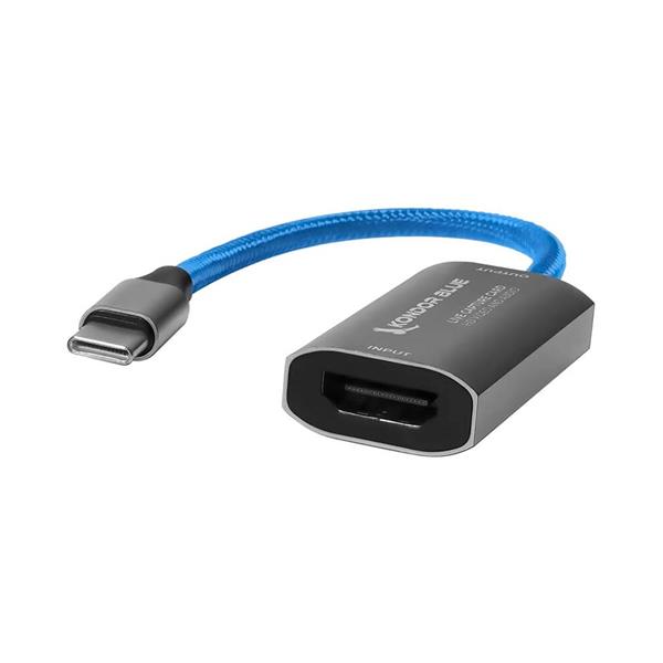 Kondor Blue HDMI to USB-C Capture Card for Live Streaming and Audio