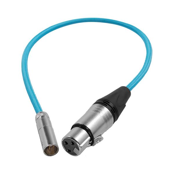 Kondor Blue Mini XLR to XLR 16-in Cable Blue