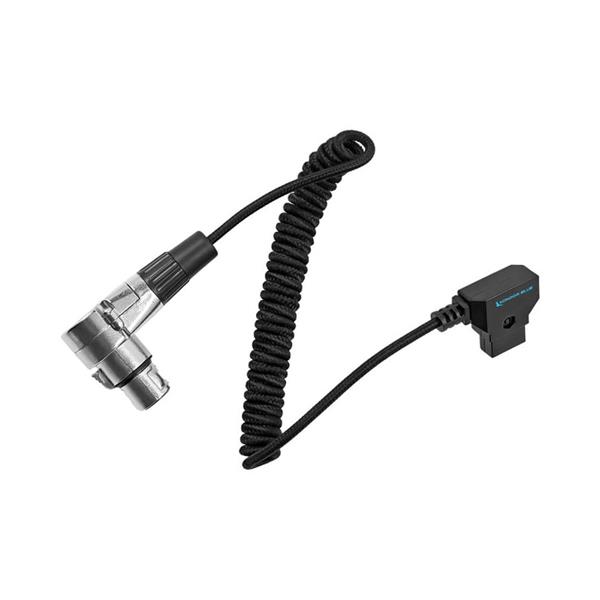 Kondor Blue D-Tap to 4-Pin XLR Female RA Cable Black