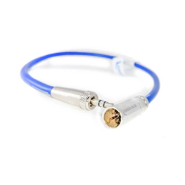 Kondor Blue Mini XLR to 3.5mm TRS 12-in Cable Blue