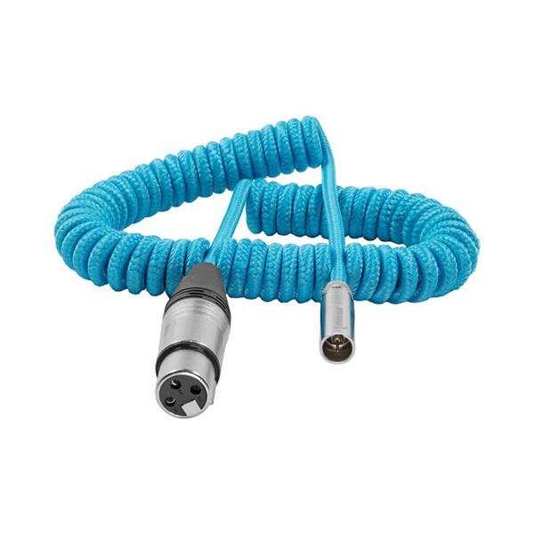 Kondor Blue Coiled Mini XLR to XLR for C70 and BMPCC4K Cable