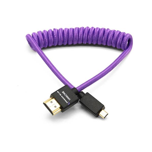 Kondor Blue Gerald Undone Micro HDMI to Full HDMI 12-24 Inch Cable