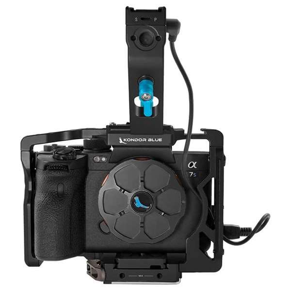 Kondor Blue Sony A7SIII Cage with Start-Stop Trigger Top Handle Black