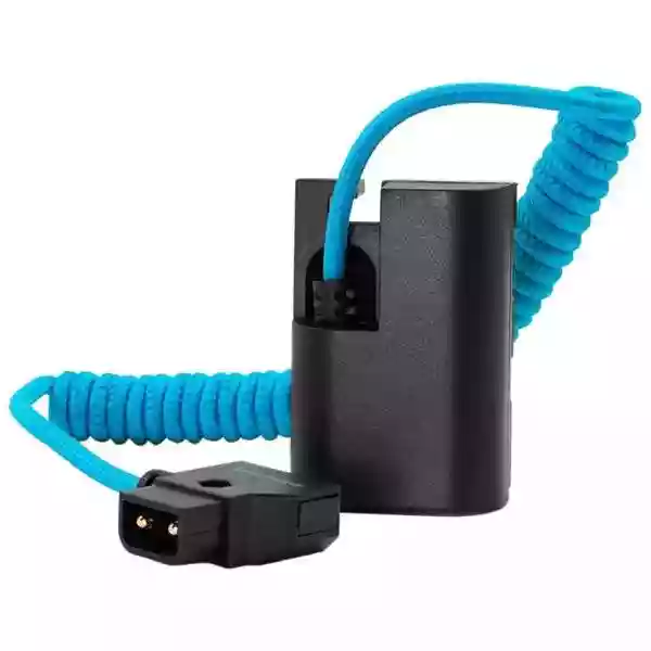 Kondor Blue D-Tap to Canon LPE6 Dummy Battery Coiled Cable