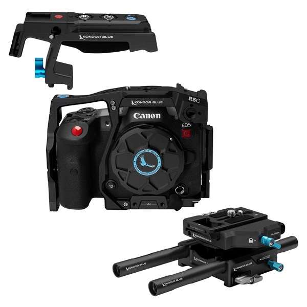 Kondor Blue Canon R5C Base Rig MKII Raven Black